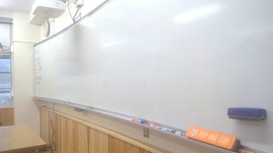 明るくなった教室