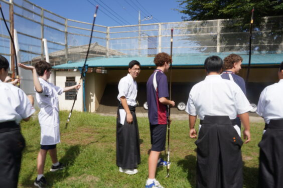 弓道体験の様子2