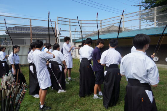 弓道体験の様子3