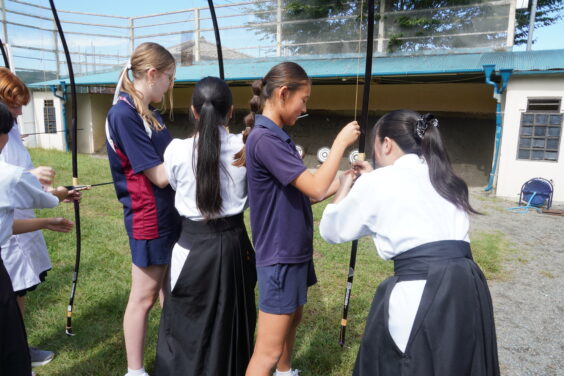 弓道体験の様子4