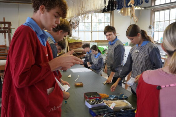 藍染体験の様子2