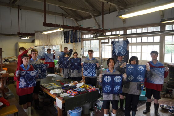 藍染体験の様子7