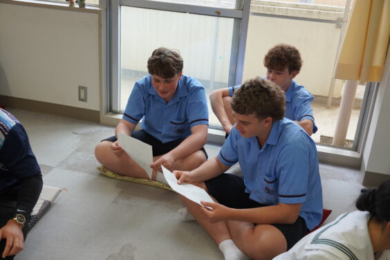 筝曲体験の様子8