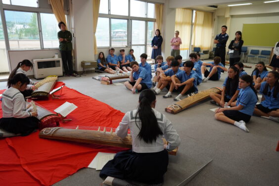 筝曲体験の様子9