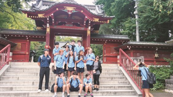 秩父神社での様子1