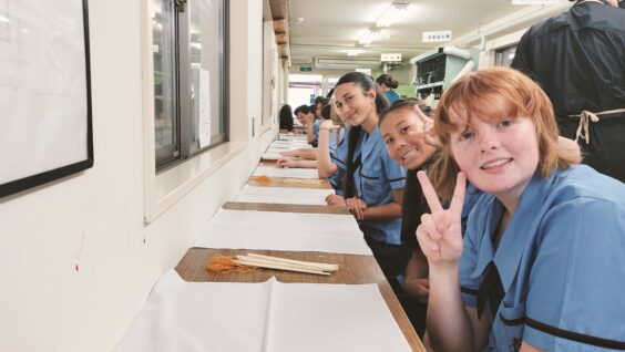 藍染体験の様子9