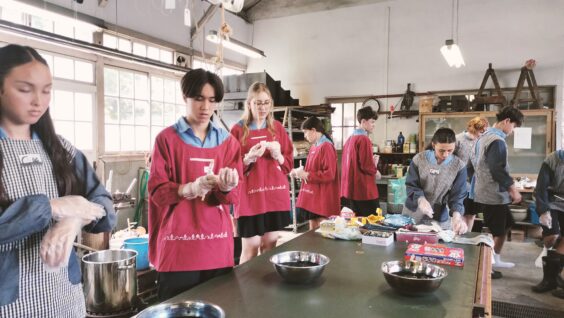 藍染体験の様子10