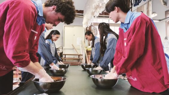 藍染体験の様子11